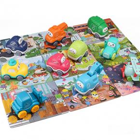 202 Jigsaw Puzzle Inertia Car Educational STEM Toys