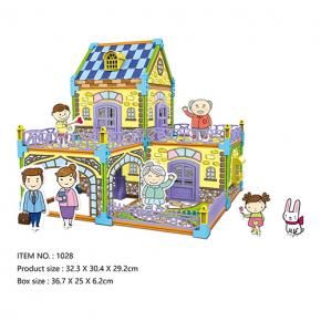 DIY Art and Craft Painting Building Playhouse 150pcs