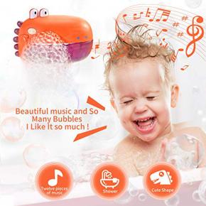 Bubble Dinosaur Bath Toy Bathtub Baby Toys With Music